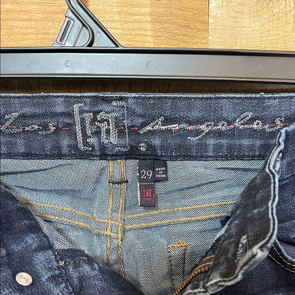 !it Jeans Women's Dark Blue Straight Jeans - Picture 2 of 16